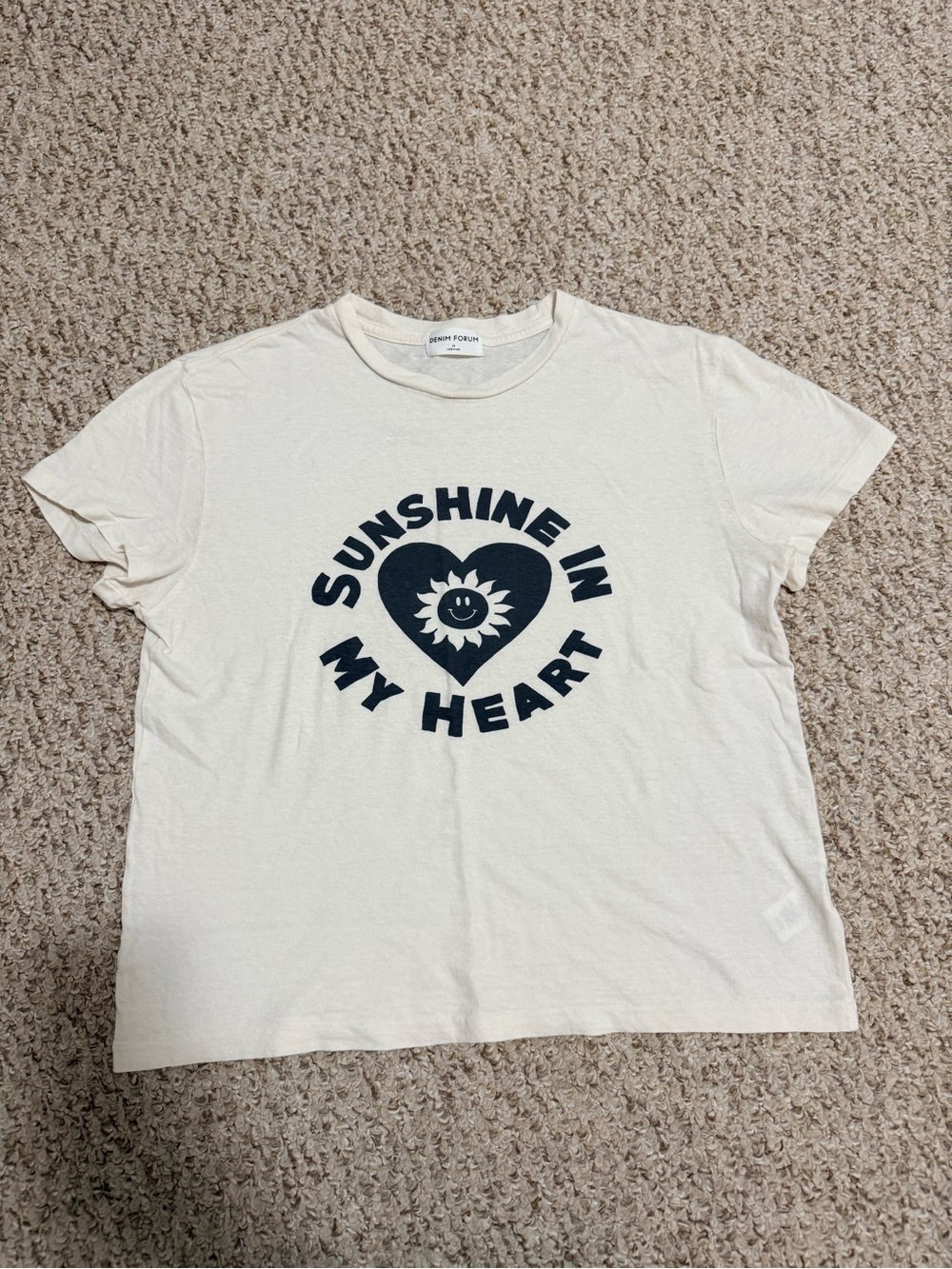 Denim Forum Kate Cropped Tee